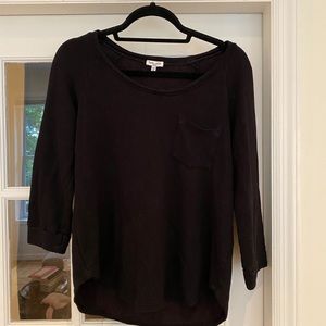 Splendid super-soft lounge wear one pocket sweater